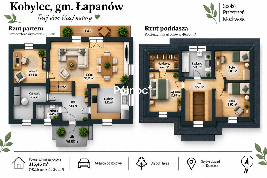 dom wolnostojący, 4 pokoje Kobylec. Zdjęcie 10