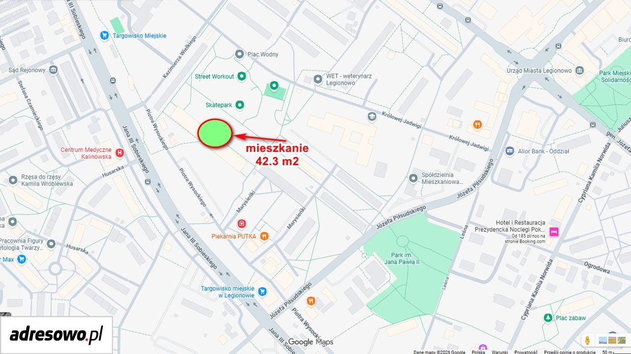 Mieszkanie 2-pokojowe Legionowo, ul. Jana III Sobieskiego. Zdjęcie 3
