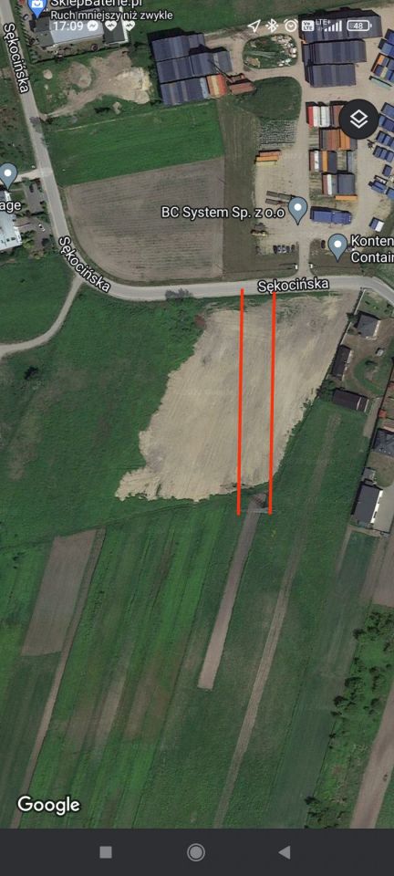 Działka budowlana Wolica, ul. Sękocińska. Zdjęcie 2