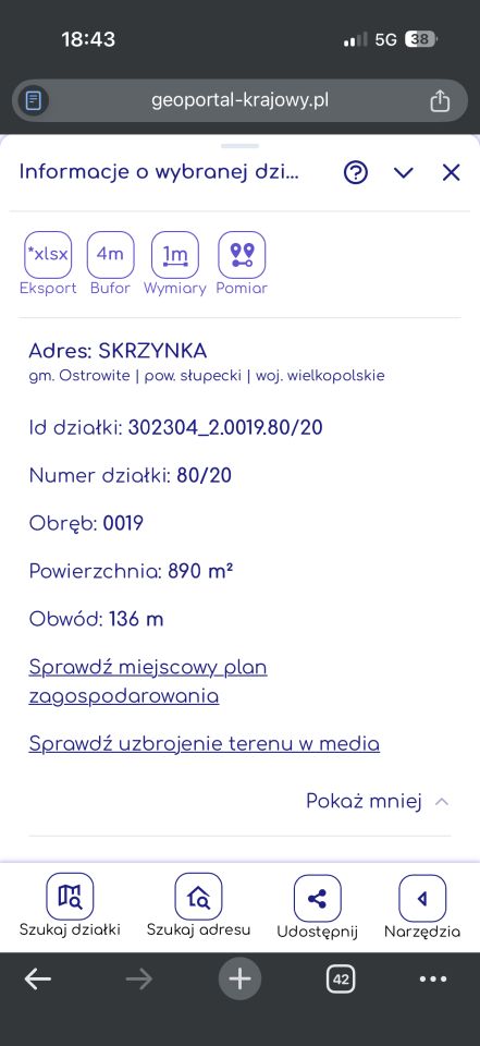 Działka budowlana Skrzynka, Skrzynka. Zdjęcie 2