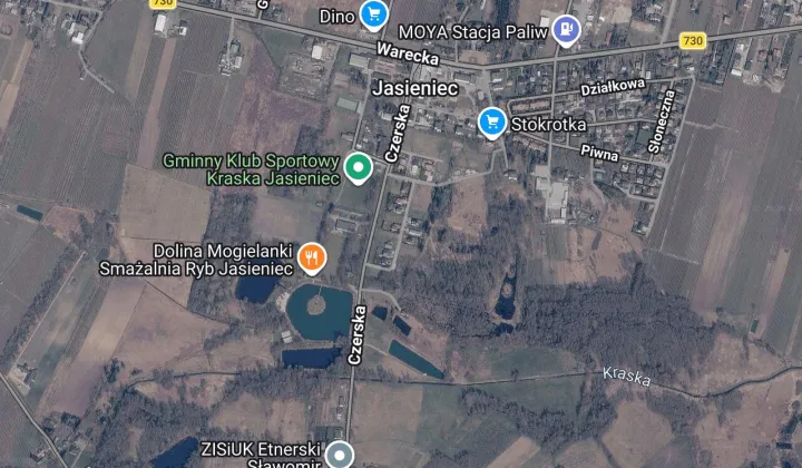 Działka budowlana Jasieniec, ul. Łabędzia