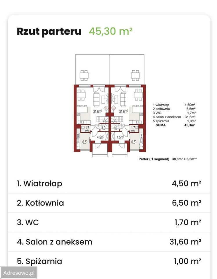bliźniak, 4 pokoje Biery. Zdjęcie 6