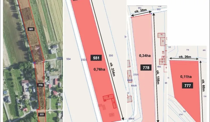 Działka rolno-budowlana Popkowice