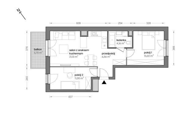 Mieszkanie 3-pokojowe Katowice Brynów, ul. Ceglana. Zdjęcie 7