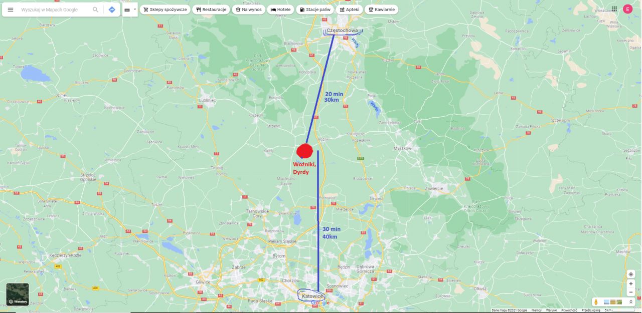Działka budowlana Woźniki Dyrdy, ul. Spokojna. Zdjęcie 2