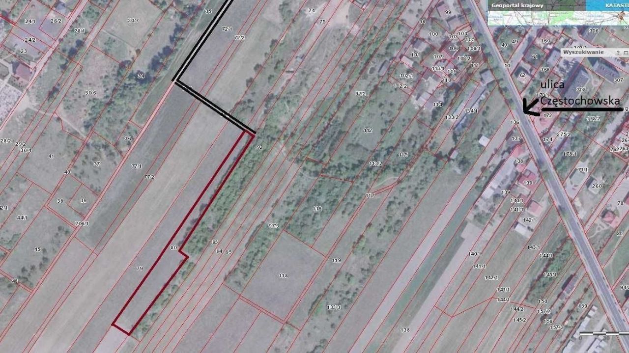 Działka budowlana Wieluń, ul. Częstochowska. Zdjęcie 5