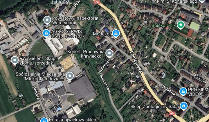 Działka budowlana Zambrów, ul. Willowa