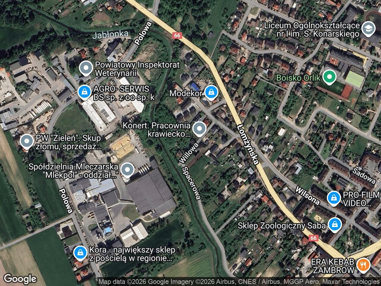 Działka budowlana Zambrów, ul. Willowa