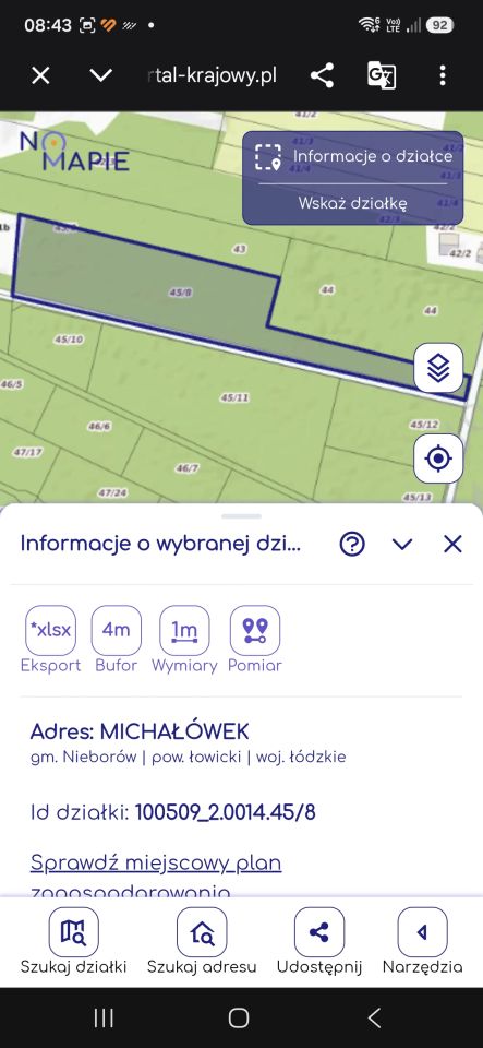 Działka rekreacyjna Michałówek. Zdjęcie 1