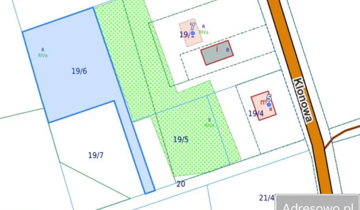 Działka rolno-budowlana Zalesie