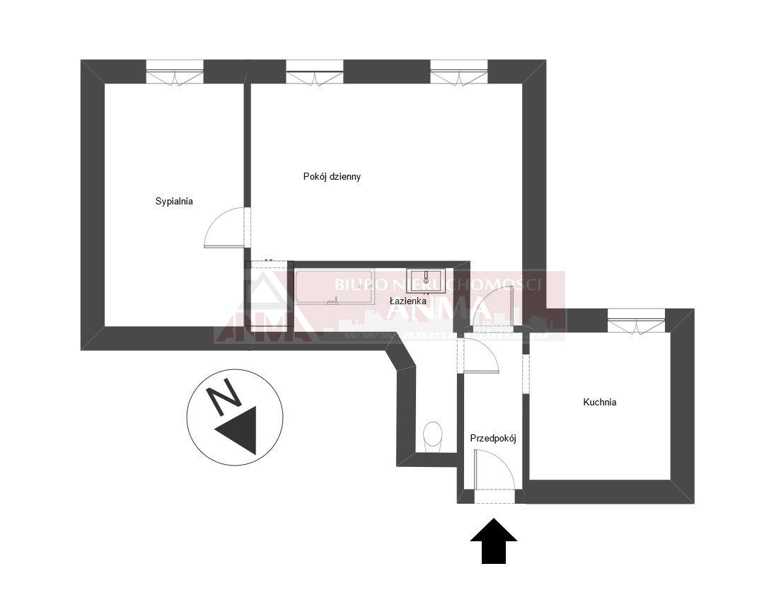 Mieszkanie 2-pokojowe Lublin Śródmieście, ul. Stanisława Staszica. Zdjęcie 9