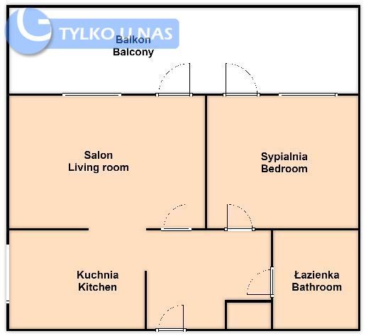 Mieszkanie 2-pokojowe Kraków Czyżyny, os. 2 Pułku Lotniczego. Zdjęcie 17