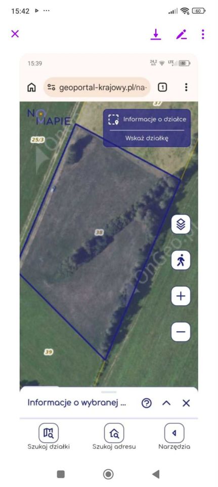 Działka rolna Żelazna Rządowa. Zdjęcie 1