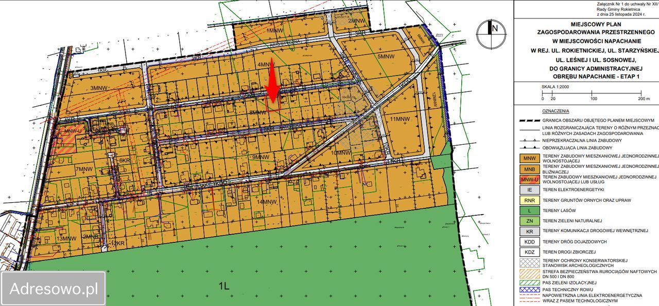 Działka budowlana Napachanie, ul. Sceniczna. Zdjęcie 11