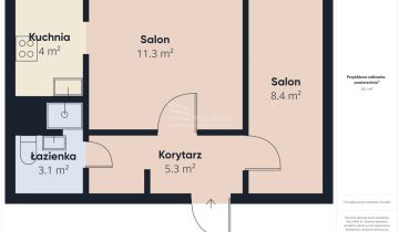 Mieszkanie 2-pokojowe Olsztyn, ul. Dworcowa