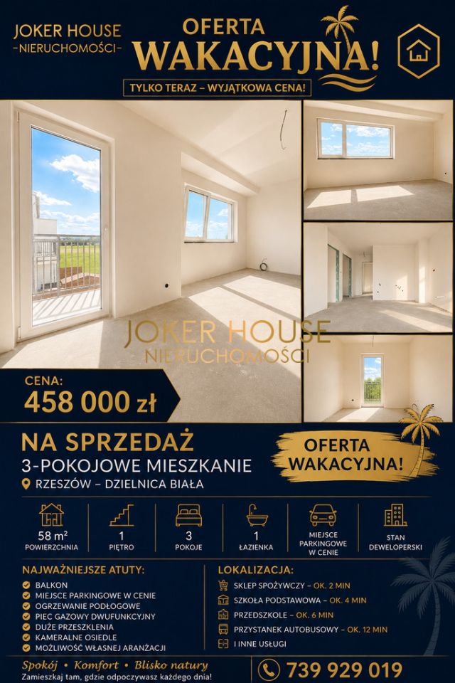 Mieszkanie 3-pokojowe Rzeszów Biała. Zdjęcie 10