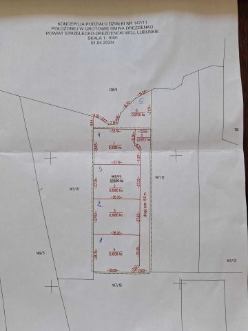 Działka budowlana Grotów. Zdjęcie 1