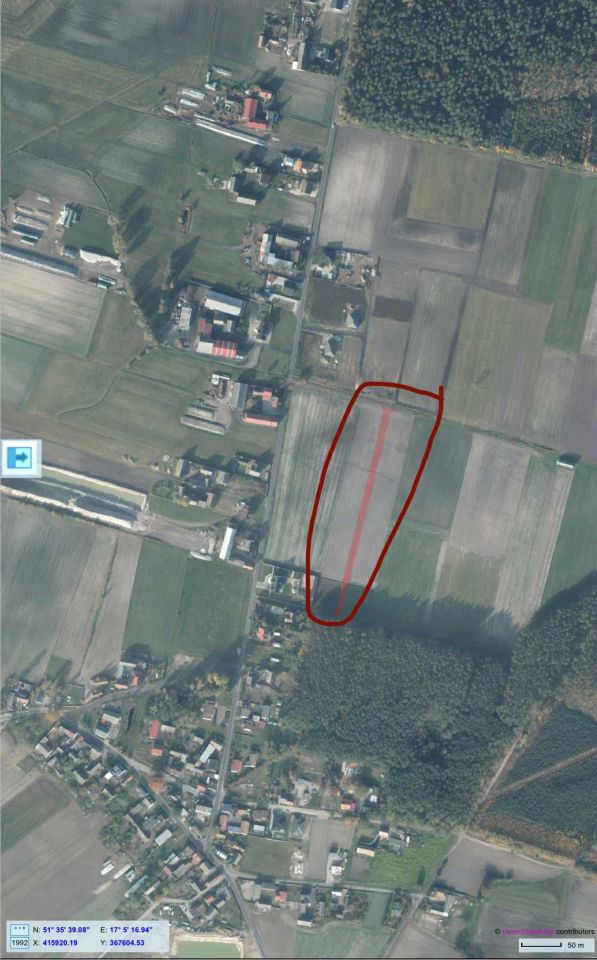 Działka budowlana Osiek. Zdjęcie 3