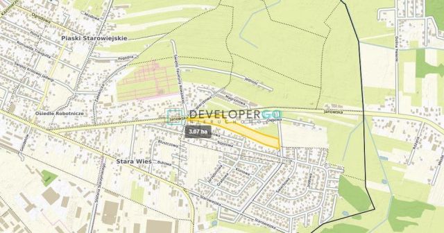 Działka budowlana Siedlce, ul. Janowska. Zdjęcie 4