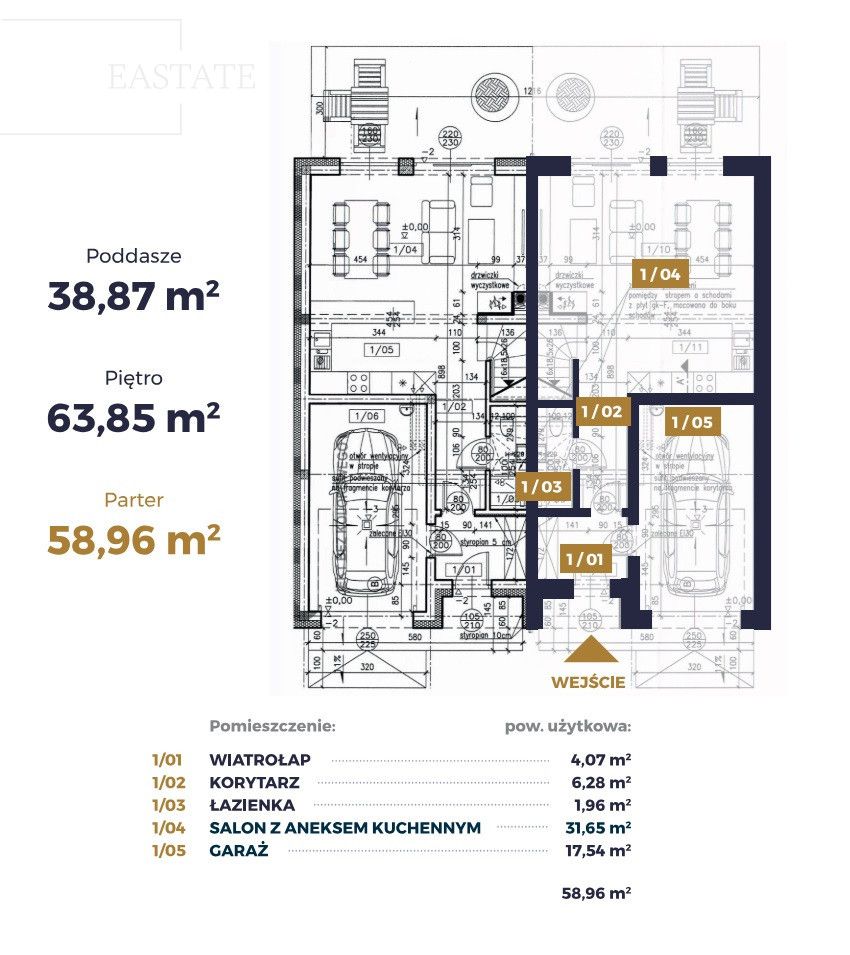 dom szeregowy, 5 pokoi Płochocin. Zdjęcie 15
