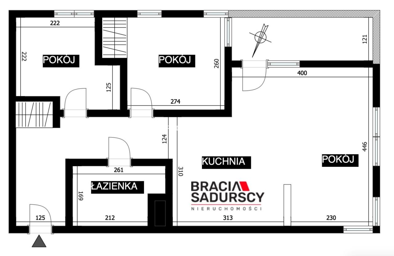 Mieszkanie 3-pokojowe Kraków Prądnik Biały, al. 29 Listopada. Zdjęcie 26
