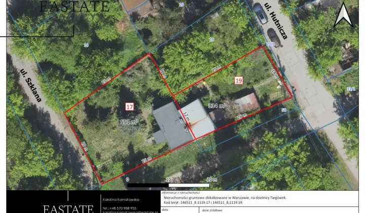 Działka inwestycyjna Warszawa Targówek, ul. Hutnicza