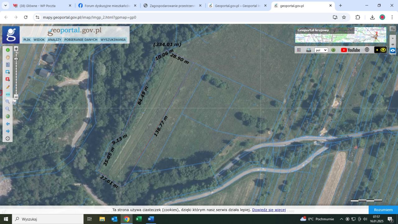 Działka budowlana Maniowy, ul. Potok. Zdjęcie 3