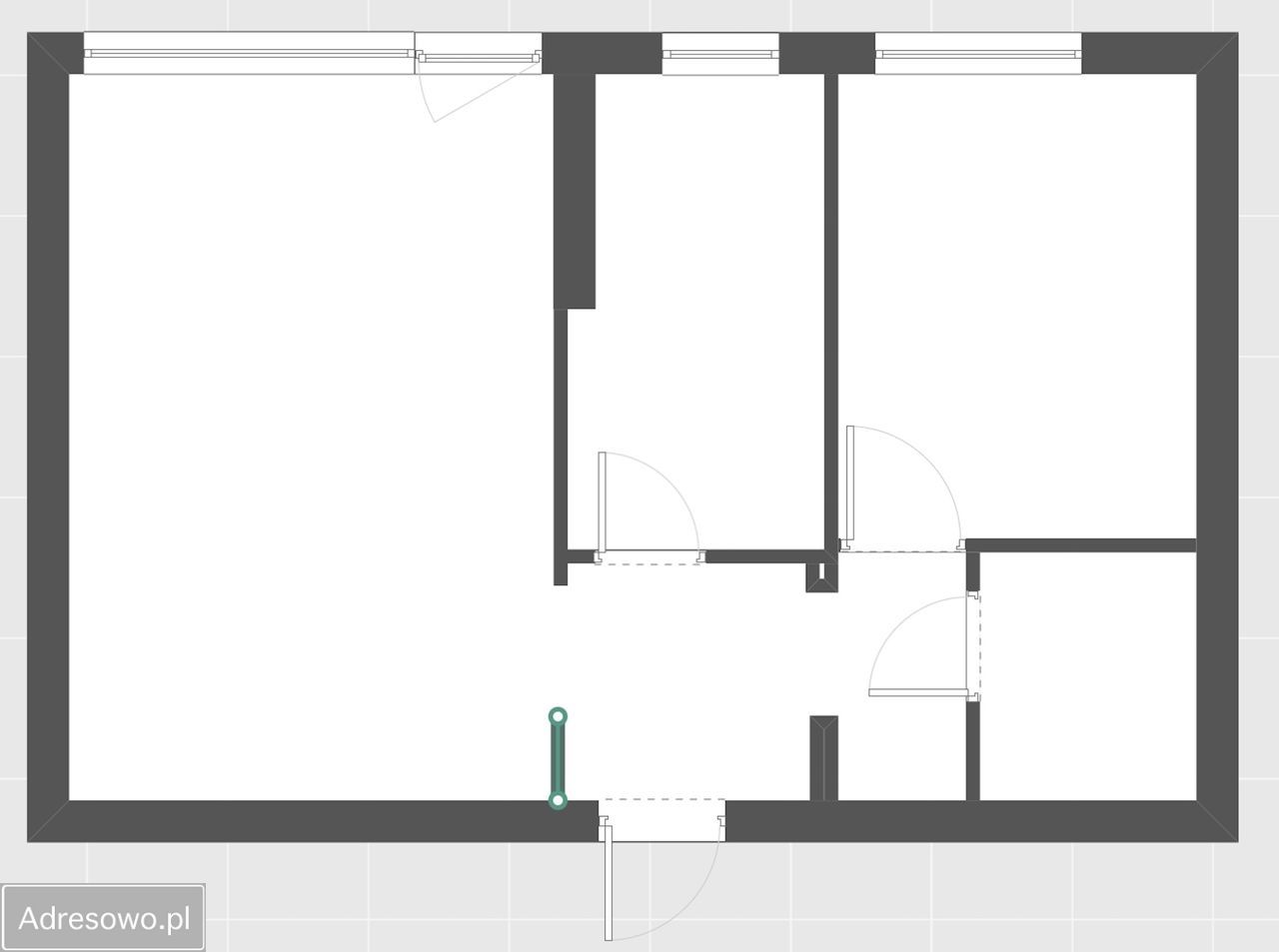 Mieszkanie 3-pokojowe Warszawa Wola, ul. Księcia Janusza. Zdjęcie 2
