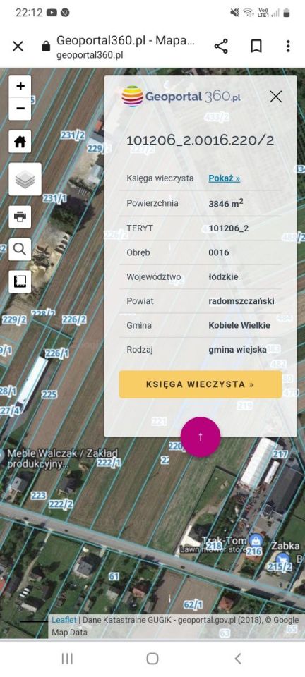 Działka rolno-budowlana Przybyszów. Zdjęcie 3