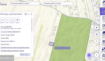 Działka siedliskowa Dębówka, ul. Podleśna