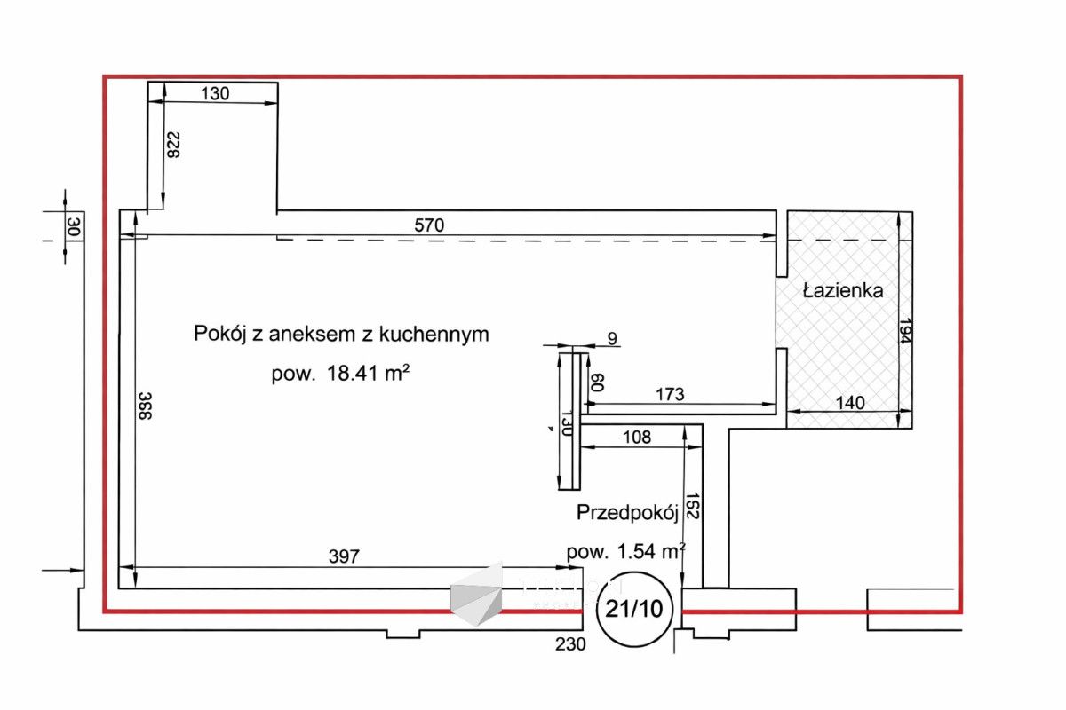 Mieszkanie 1-pokojowe Poznań Chwaliszewo, ul. Chwaliszewo. Zdjęcie 6