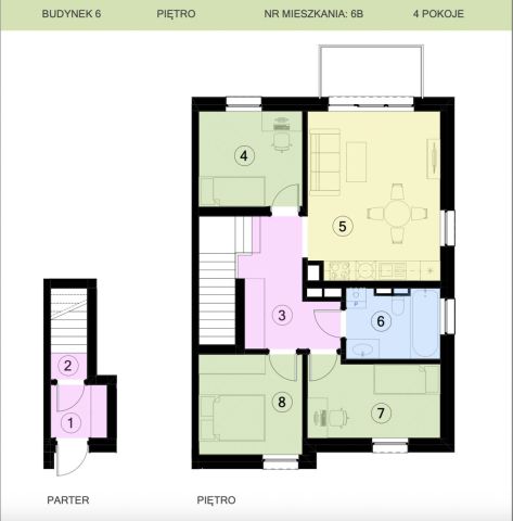 Mieszkanie 3-pokojowe Jasło, ul. Klasztorna. Zdjęcie 5