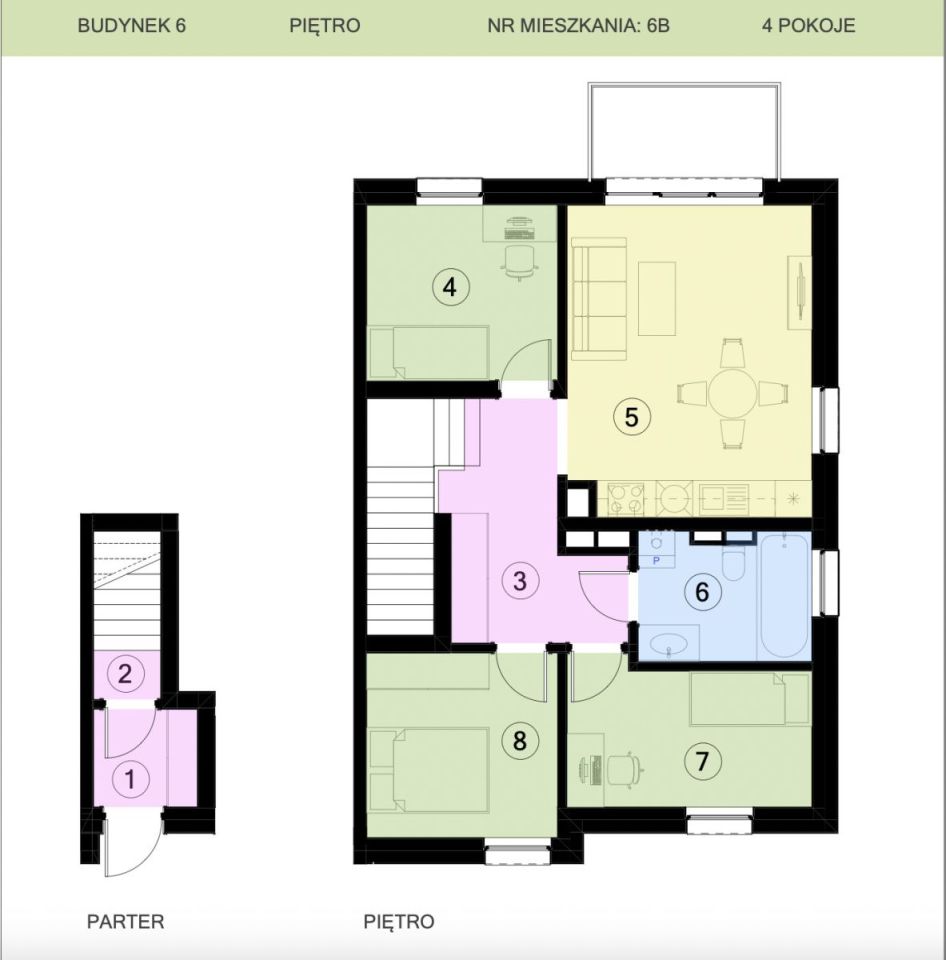 Mieszkanie 3-pokojowe Jasło, ul. Klasztorna. Zdjęcie 5