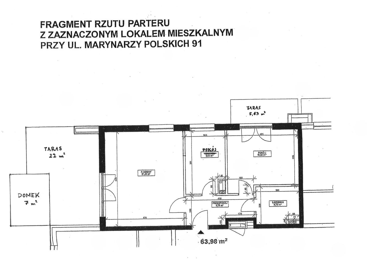 Mieszkanie 3-pokojowe Szczecin Gumieńce, ul. Polskich Marynarzy. Zdjęcie 50