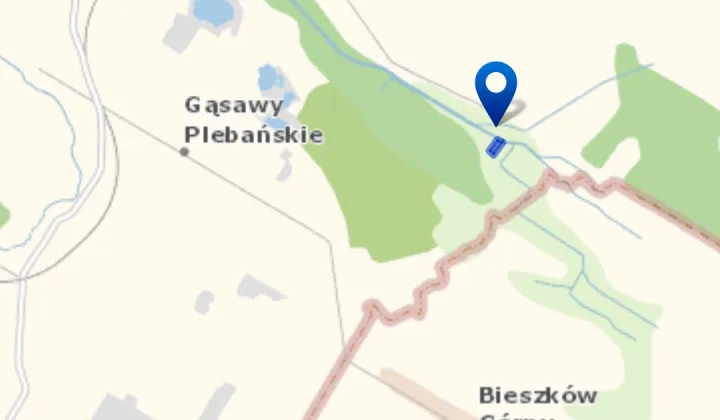 Działka leśna Jastrząb, ul. Leśna