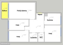 Mieszkanie 4-pokojowe Łódź Widzew, ul. Stanisława Przybyszewskiego. Zdjęcie 2