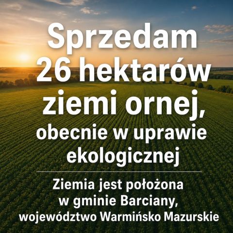 Działka rolna Barciany. Zdjęcie 1