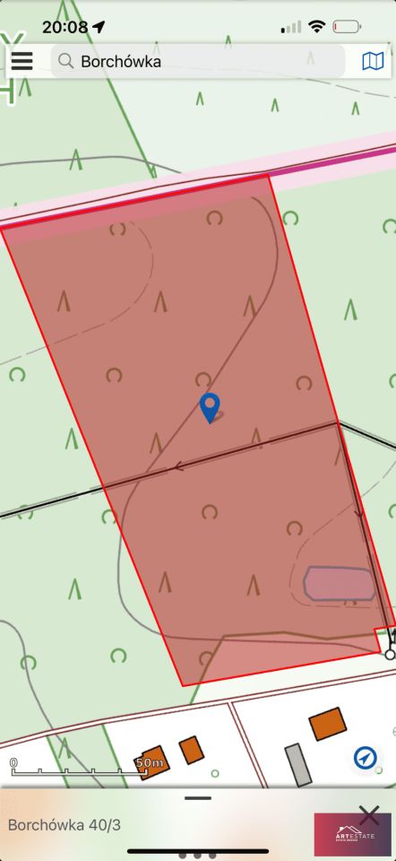 Działka budowlana Borchówka. Zdjęcie 5