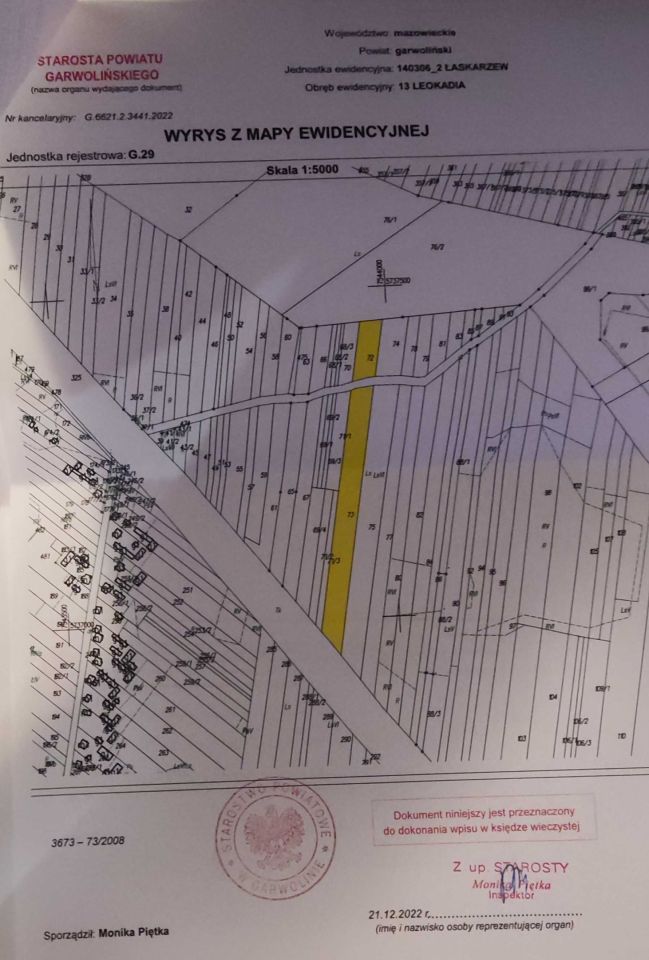 Działka leśna Leokadia