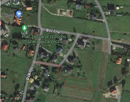 Działka budowlana Zarzecze, ul. Pokoju. Zdjęcie 3