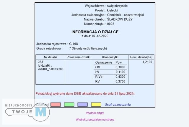 Działka rolna Śladków Duży. Zdjęcie 6