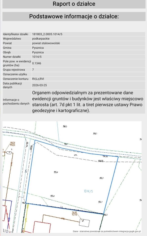 Działka budowlana Pysznica. Zdjęcie 3