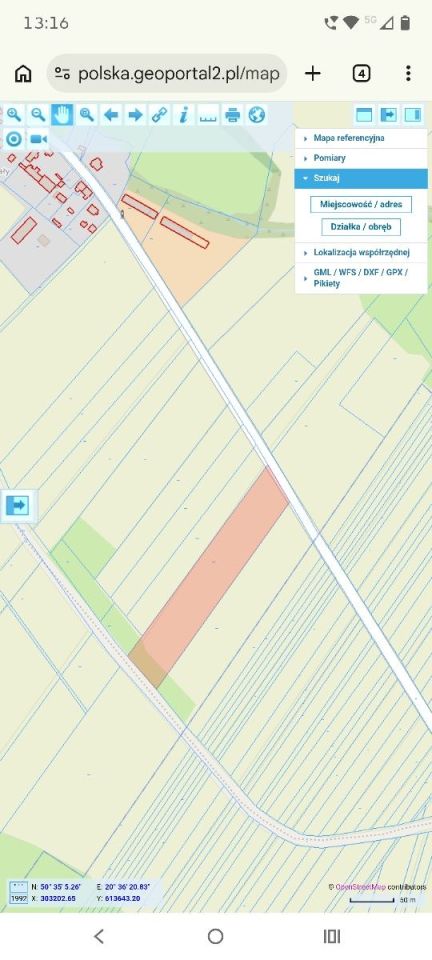 Działka rolno-budowlana Stawiany. Zdjęcie 2