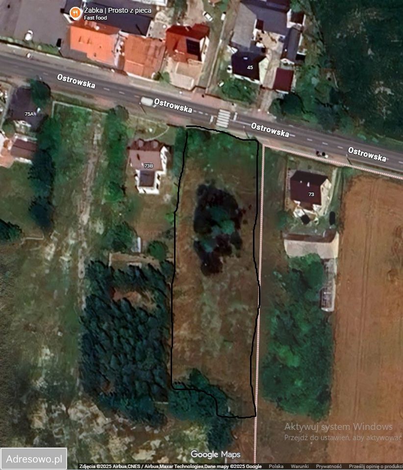 Działka budowlana Biskupice Ołoboczne, ul. Ostrowska
