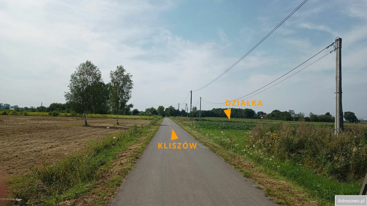 Działka budowlana Kliszów. Zdjęcie 8