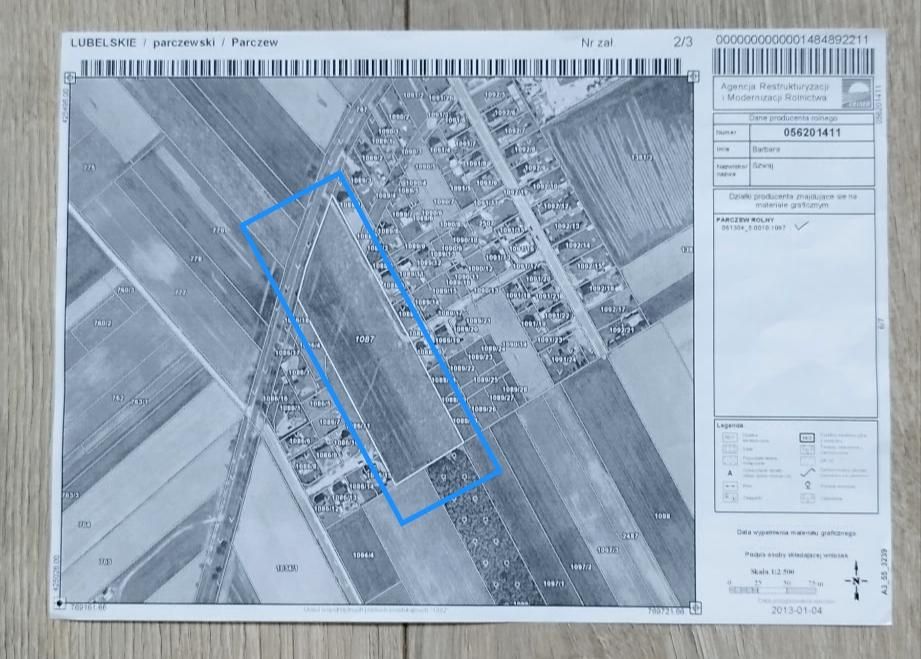 Działka budowlana Parczew, ul. Laskowska. Zdjęcie 1