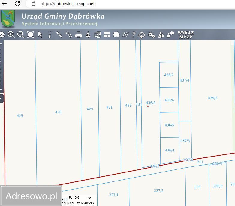 Działka budowlana Dąbrówka, ul. Kościelna. Zdjęcie 2