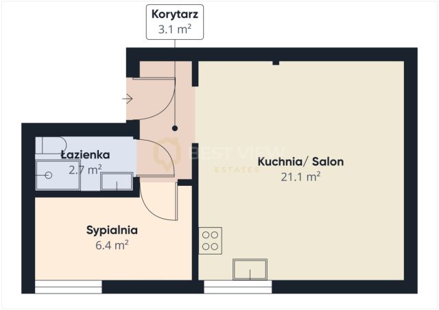 Mieszkanie 2-pokojowe Warszawa Śródmieście, ul. gen. Władysława Andersa. Zdjęcie 14