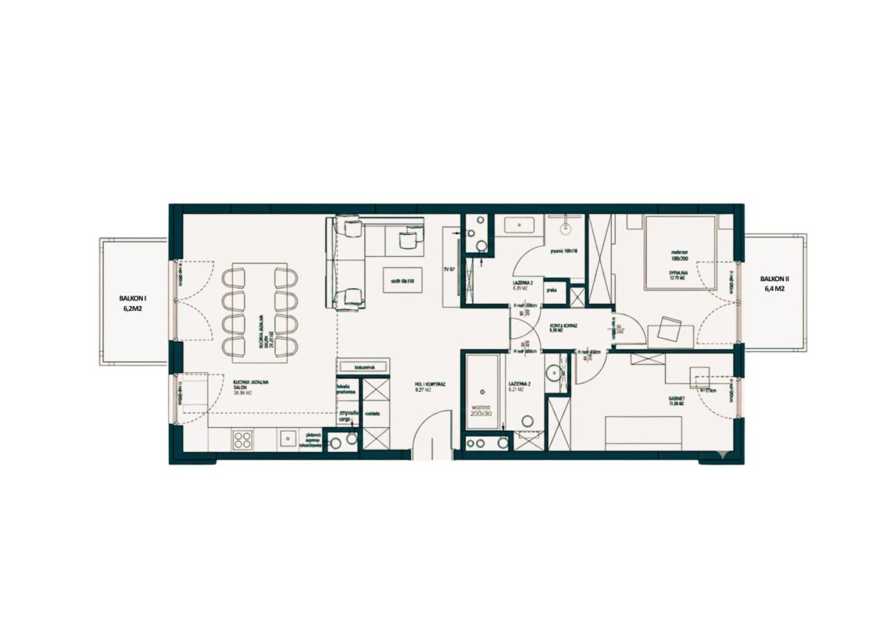 Mieszkanie 3-pokojowe Warszawa Ochota, ul. Szczęśliwicka. Zdjęcie 19