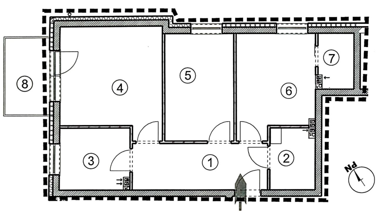 Mieszkanie 3-pokojowe Brzeg Centrum, ul. Wolności. Zdjęcie 21